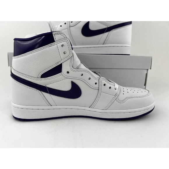 Nike Air Jordan 1 High OG Court Purple Women's Size 11.5 Men's Size 10 Sneakers - Picture 8 of 12